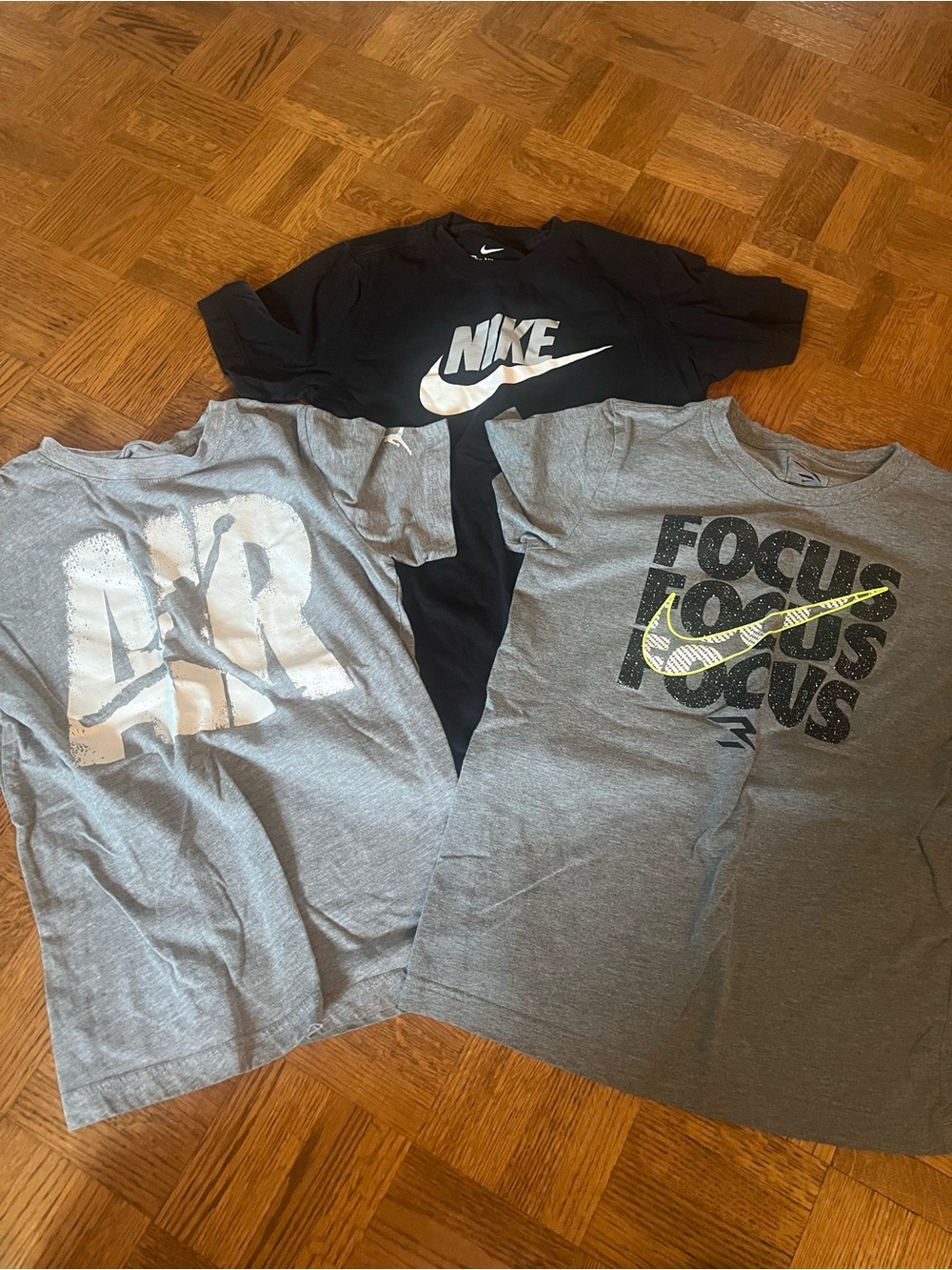 Nike Kids Graphic Tee Pack - Black & Gray